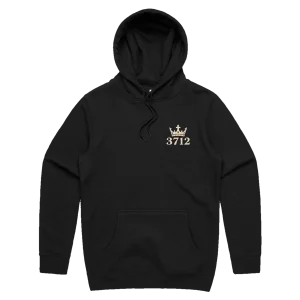 The Kingdom Hoodie in Black, front