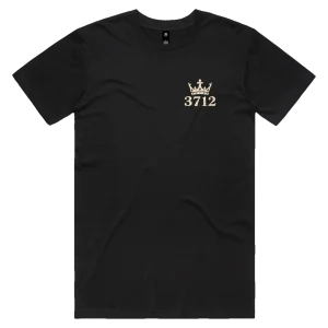 The Kingdom Tee in Black, front